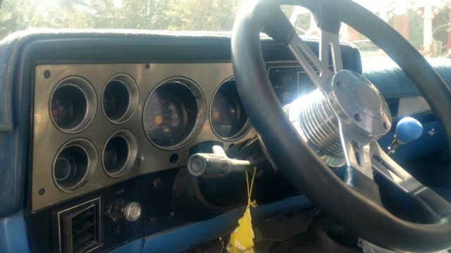 1984 Blue Chevrolet C/K Pickup 2500 Cab & Chassis
