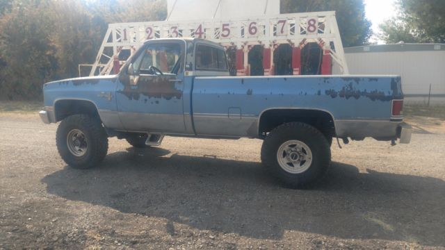 1984 Blue Chevrolet C/K Pickup 2500 Cab & Chassis
