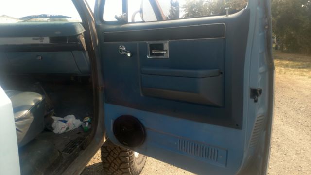 1984 Blue Chevrolet C/K Pickup 2500 Cab & Chassis