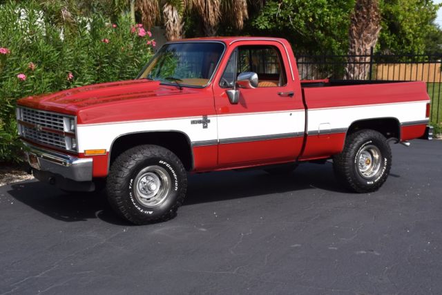 1984 Red Chevrolet C/K10 --