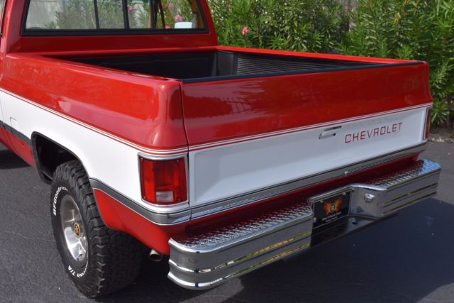 1984 Red Chevrolet C/K10 --