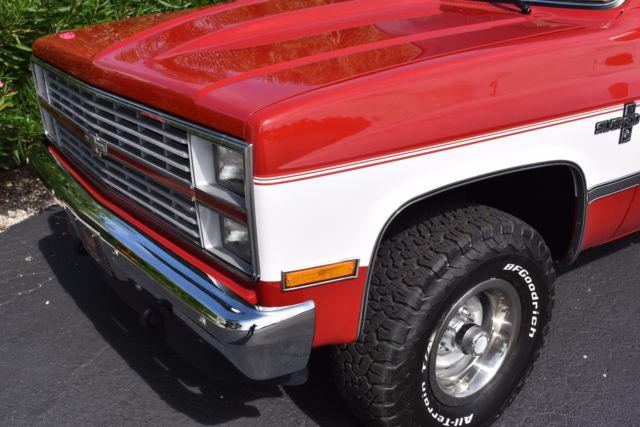 1984 Red Chevrolet C-10 Shortbed Pickup