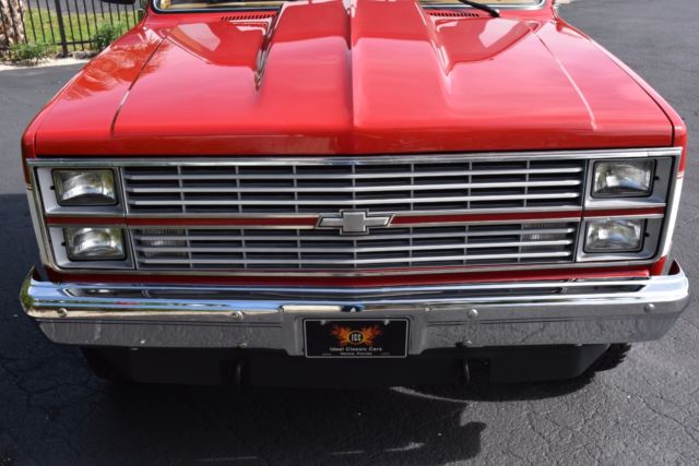 1984 Red Chevrolet C-10 Shortbed Pickup