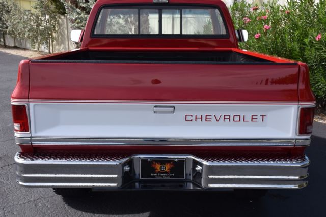 1984 Red Chevrolet C-10 Shortbed Pickup