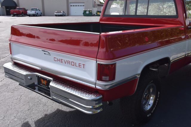 1984 Red Chevrolet C-10 Shortbed Pickup