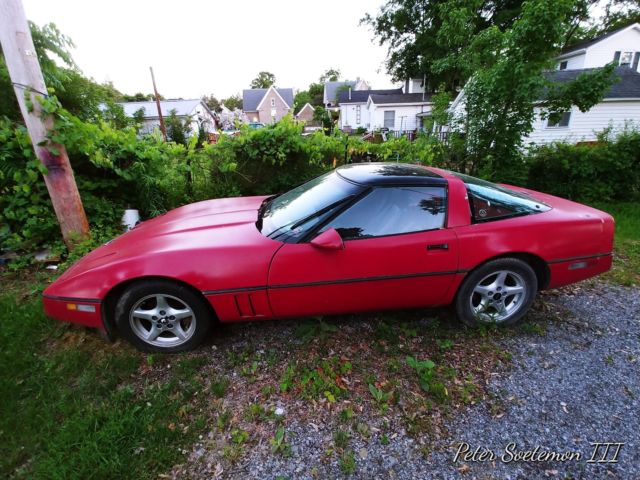 1984 Red Chevrolet Corvette