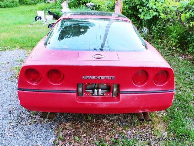1984 Red Chevrolet Corvette