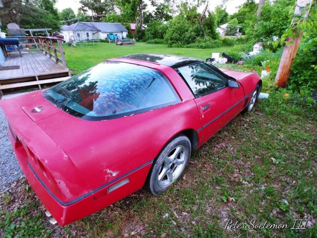 1984 Red Chevrolet Corvette