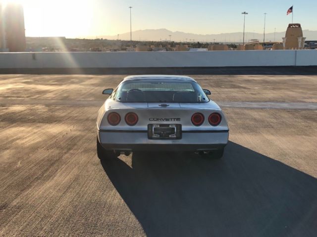1984 Silver Chevrolet Corvette Coupe