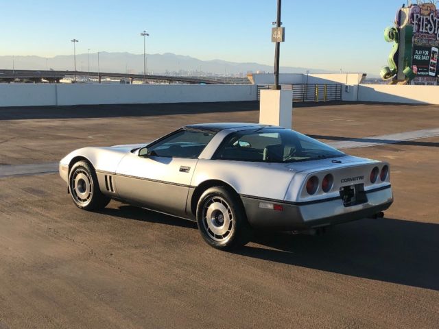 1984 Silver Chevrolet Corvette Coupe