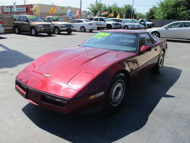 1984 Burgundy Chevrolet Corvette Coupe