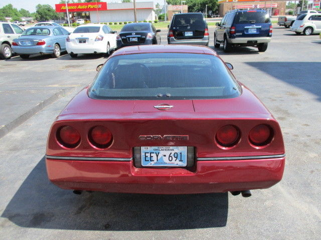 1984 Burgundy Chevrolet Corvette Coupe