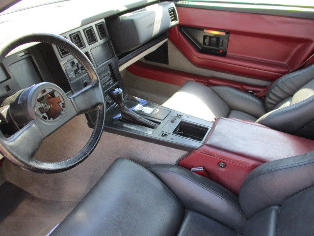 1984 Burgundy Chevrolet Corvette Coupe