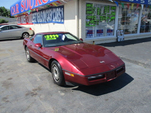 1984 Burgundy Chevrolet Corvette Coupe