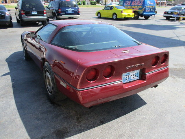 1984 Burgundy Chevrolet Corvette Coupe