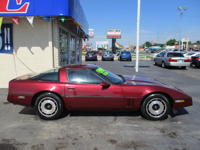 1984 Burgundy Chevrolet Corvette Coupe