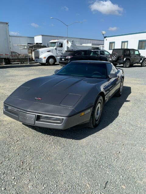 1984 Black Chevrolet Corvette Coupe