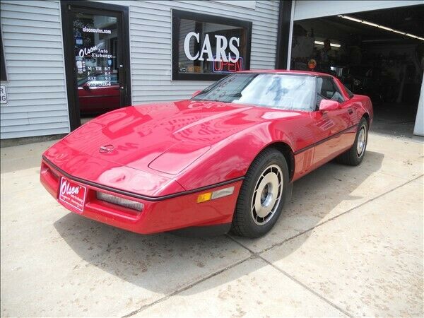 1984 Red Chevrolet Corvette Coupe