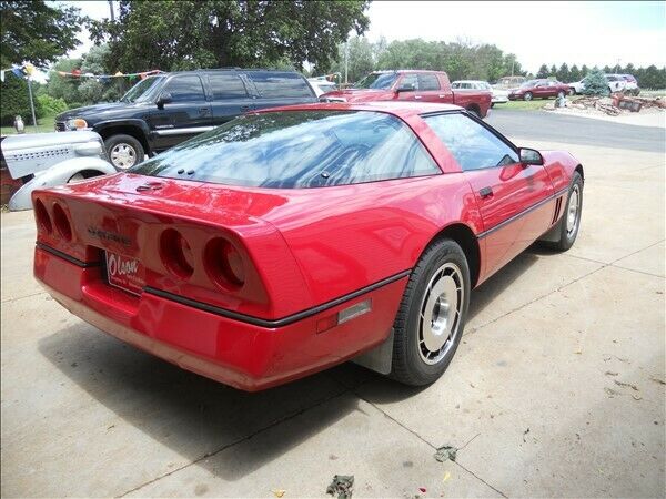 1984 Red Chevrolet Corvette Coupe