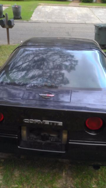 1984 Black Chevrolet Corvette Coupe