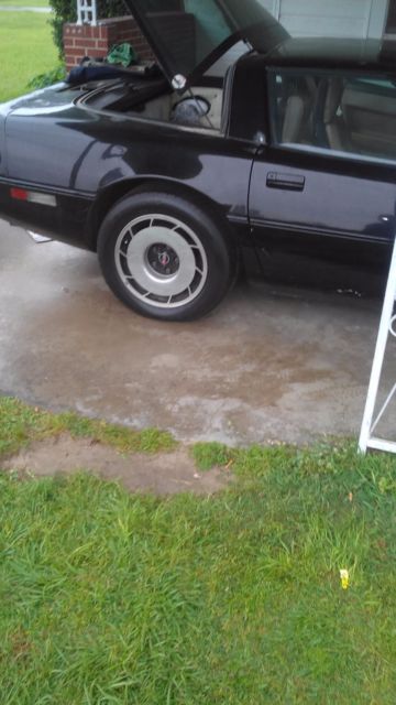 1984 Black Chevrolet Corvette Coupe