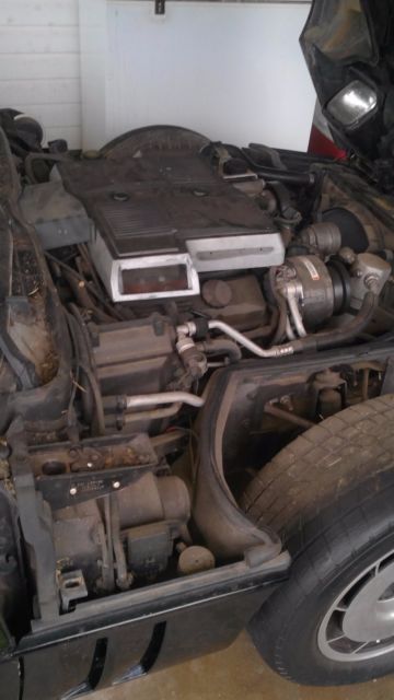 1984 Black Chevrolet Corvette Coupe