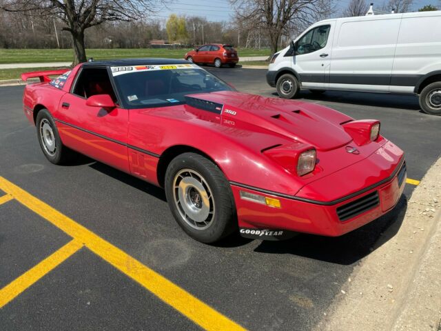 1984 Red Chevrolet Corvette Coupe