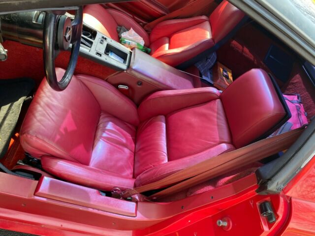1984 Red Chevrolet Corvette Coupe