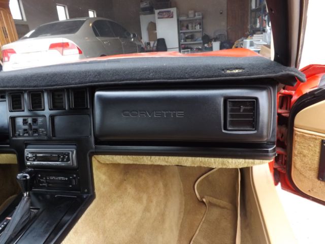 1984 Red Chevrolet Corvette Coupe