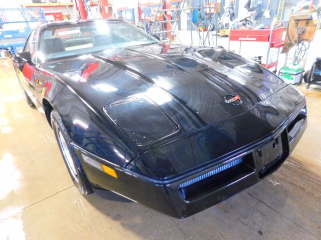 1984 Black Chevrolet Corvette Coupe