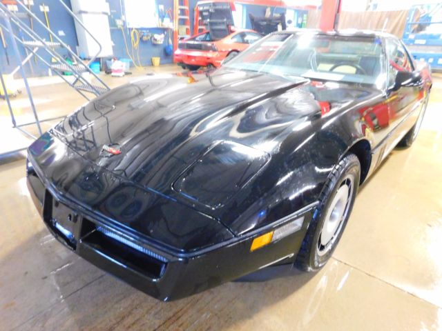 1984 Black Chevrolet Corvette Coupe
