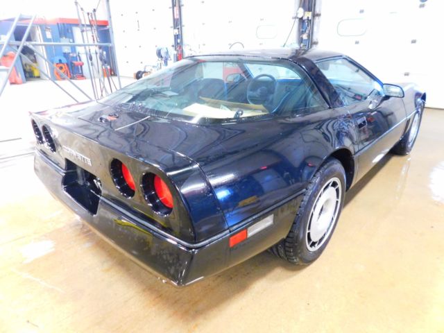 1984 Black Chevrolet Corvette Coupe