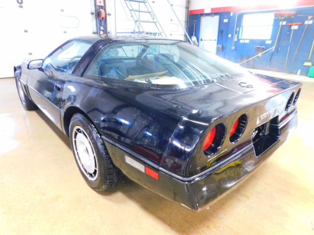 1984 Black Chevrolet Corvette Coupe