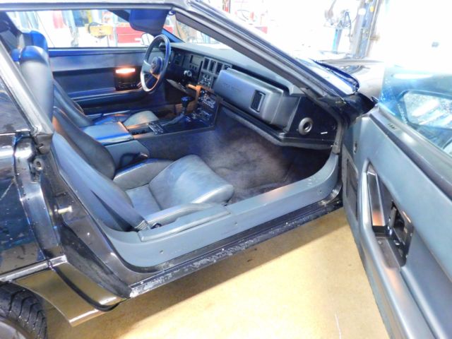 1984 Black Chevrolet Corvette Coupe