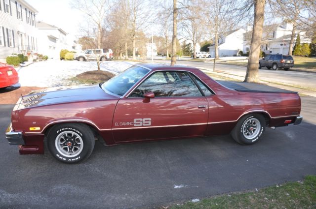 1984 Red / Red Chevrolet El Camino Pickup