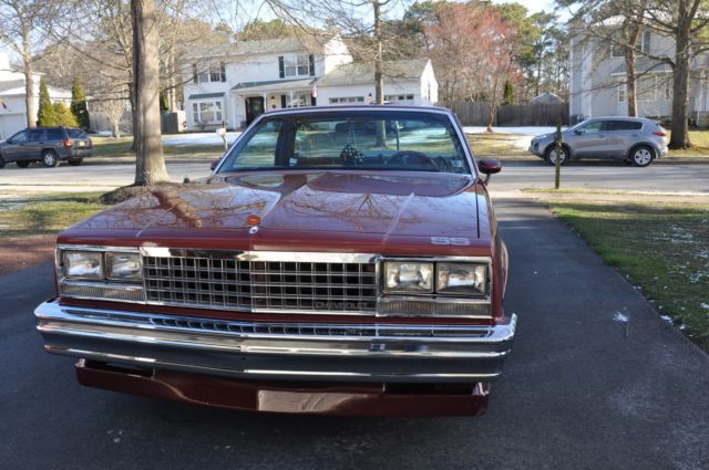 1984 Red / Red Chevrolet El Camino Pickup