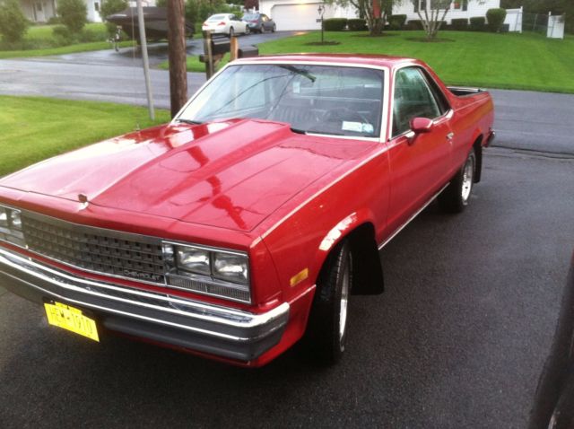 1984 Red Chevrolet El Camino