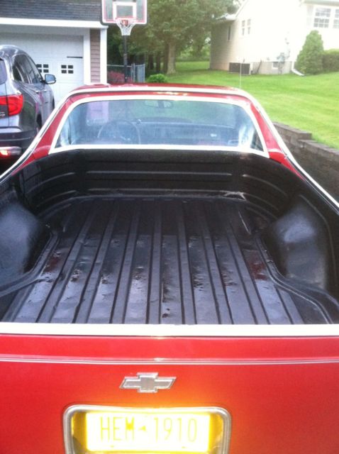 1984 Red Chevrolet El Camino