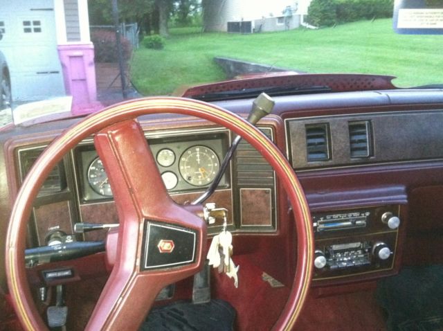 1984 Red Chevrolet El Camino