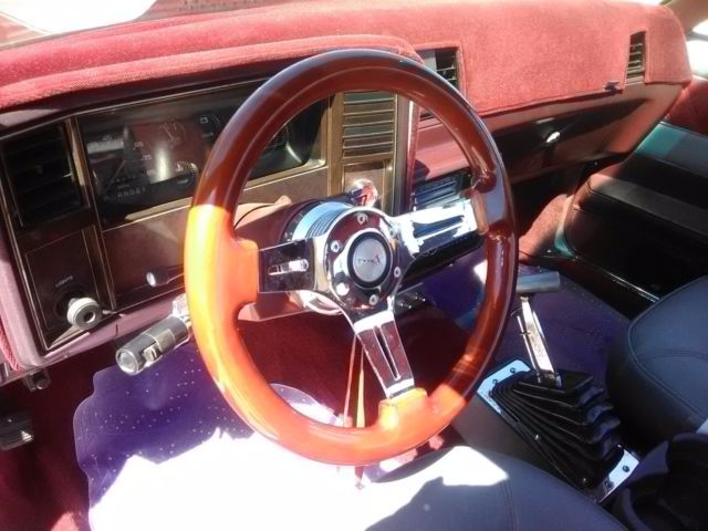1984 Burgundy/Silver Chevrolet El Camino Standard Cab Pickup