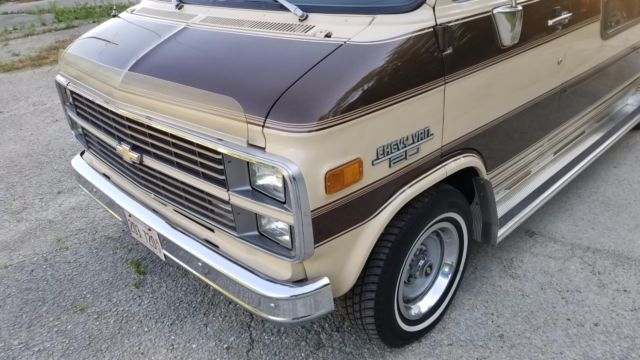 1984 Brown Chevrolet G20 Van Van Camper