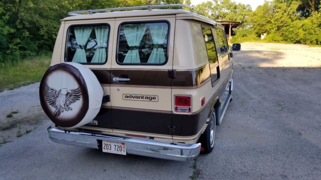 1984 Brown Chevrolet G20 Van Van Camper