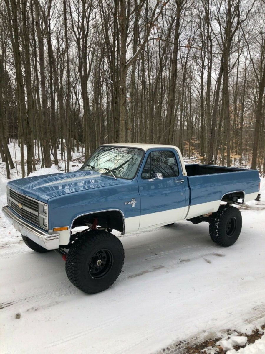 1984 Blue and white Chevrolet C/K Pickup 2500 Standard Cab Pickup