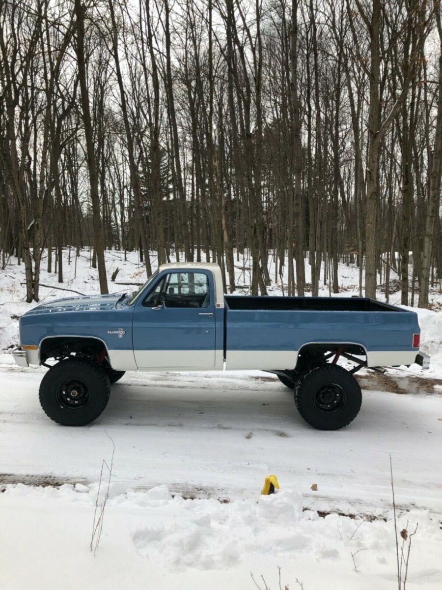 1984 Blue and white Chevrolet C/K Pickup 2500 Standard Cab Pickup