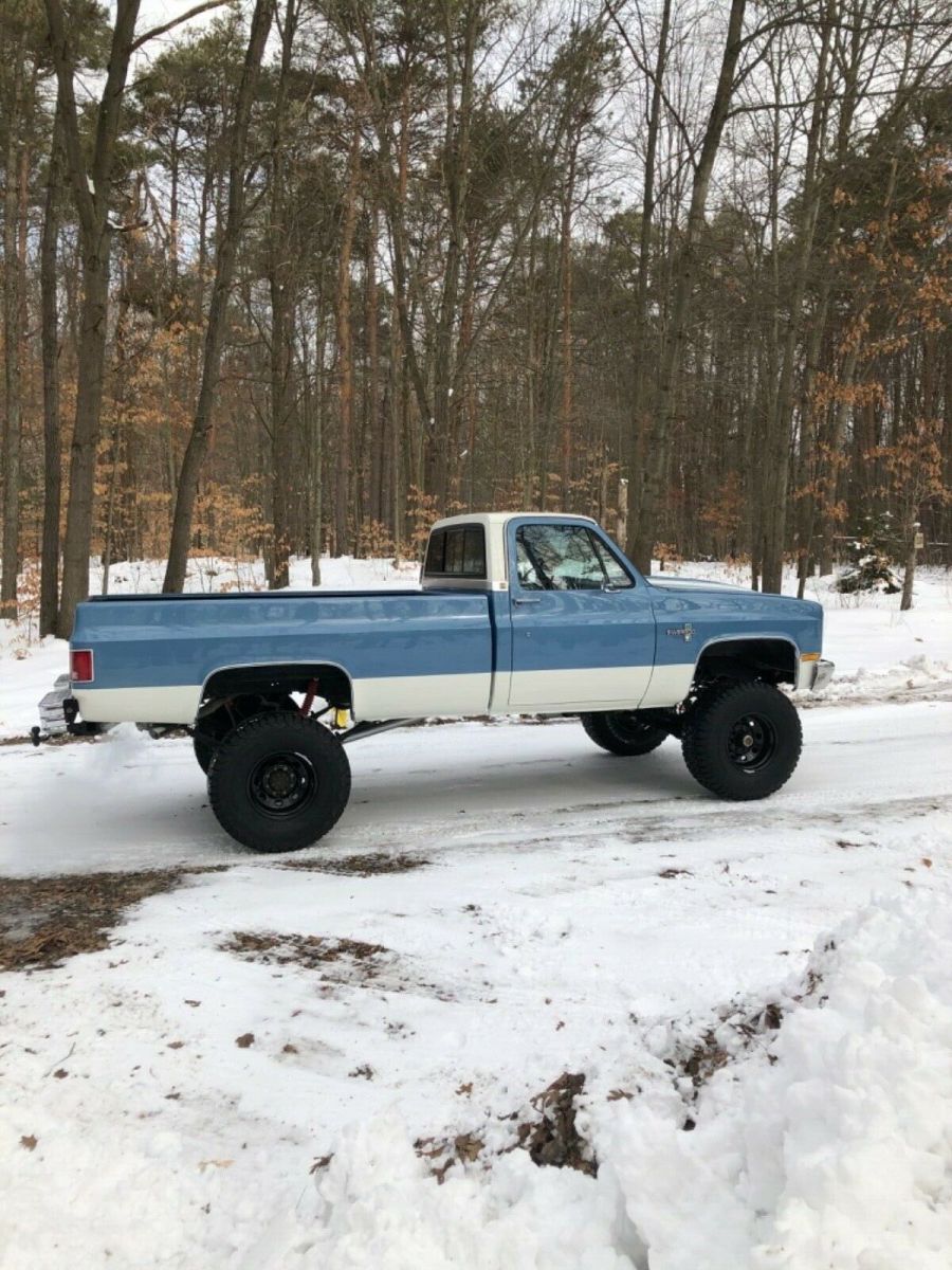 1984 Blue and white Chevrolet C/K Pickup 2500 Standard Cab Pickup