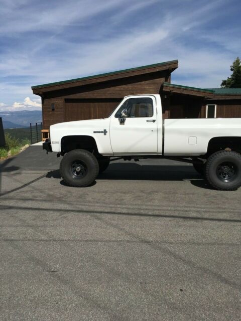 1973 White Chevrolet C/K Pickup 3500 Standard Cab Pickup