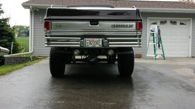 1984 Dark cherry, storm gray 2 tone Chevrolet C/K Pickup 1500