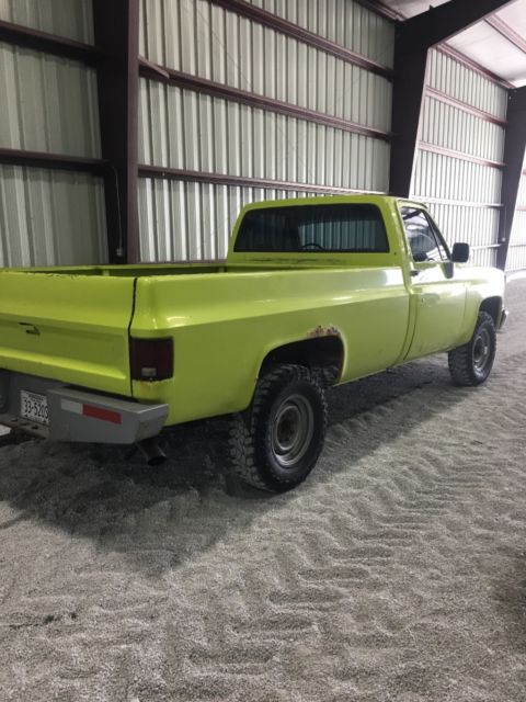 1984 Green Chevrolet Other Pickups Standard Cab Pickup