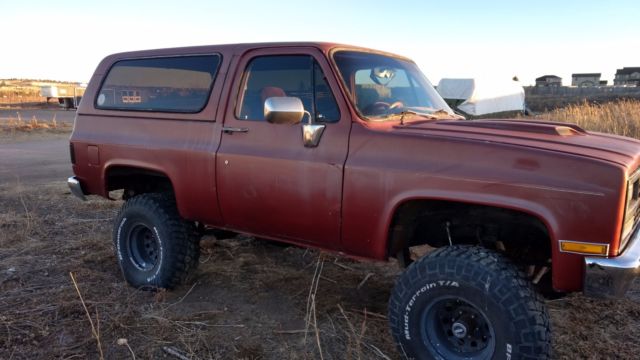 1984 Red Chevrolet Blazer