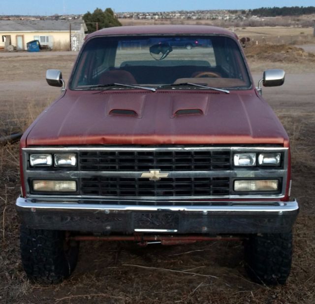 1984 Red Chevrolet Blazer